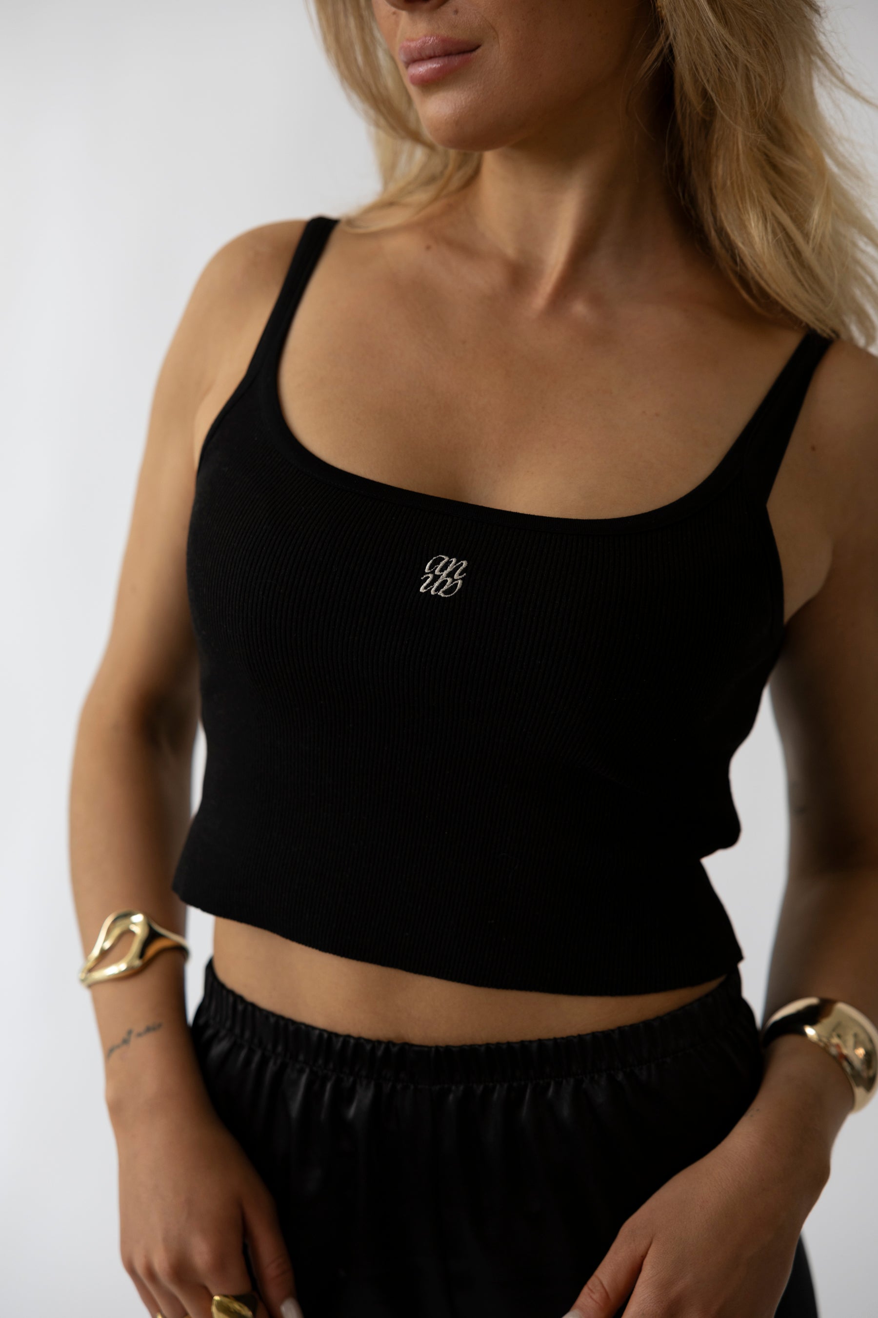 Crop Top Lia black