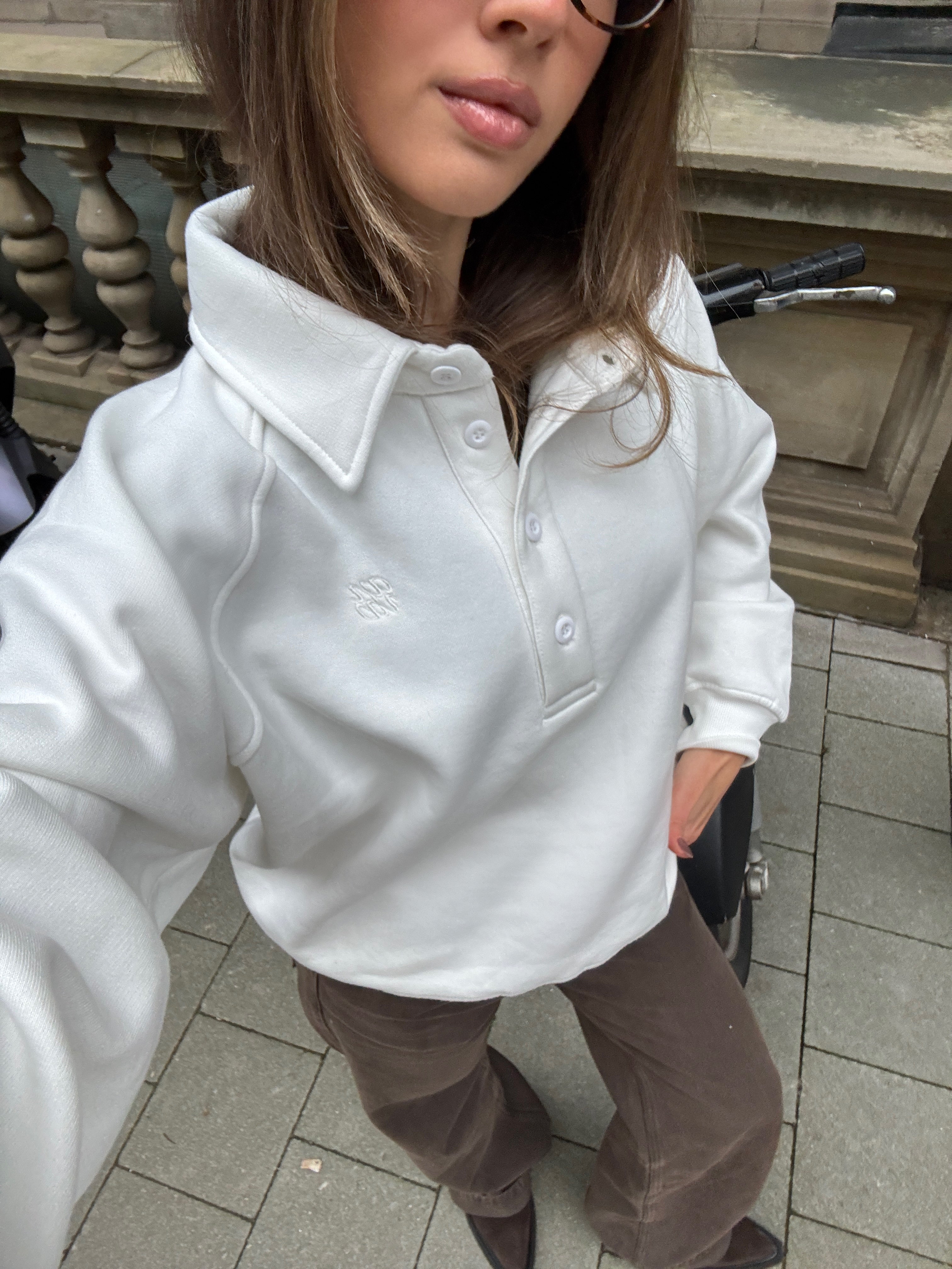 Oversized Polo Sweater Arlo