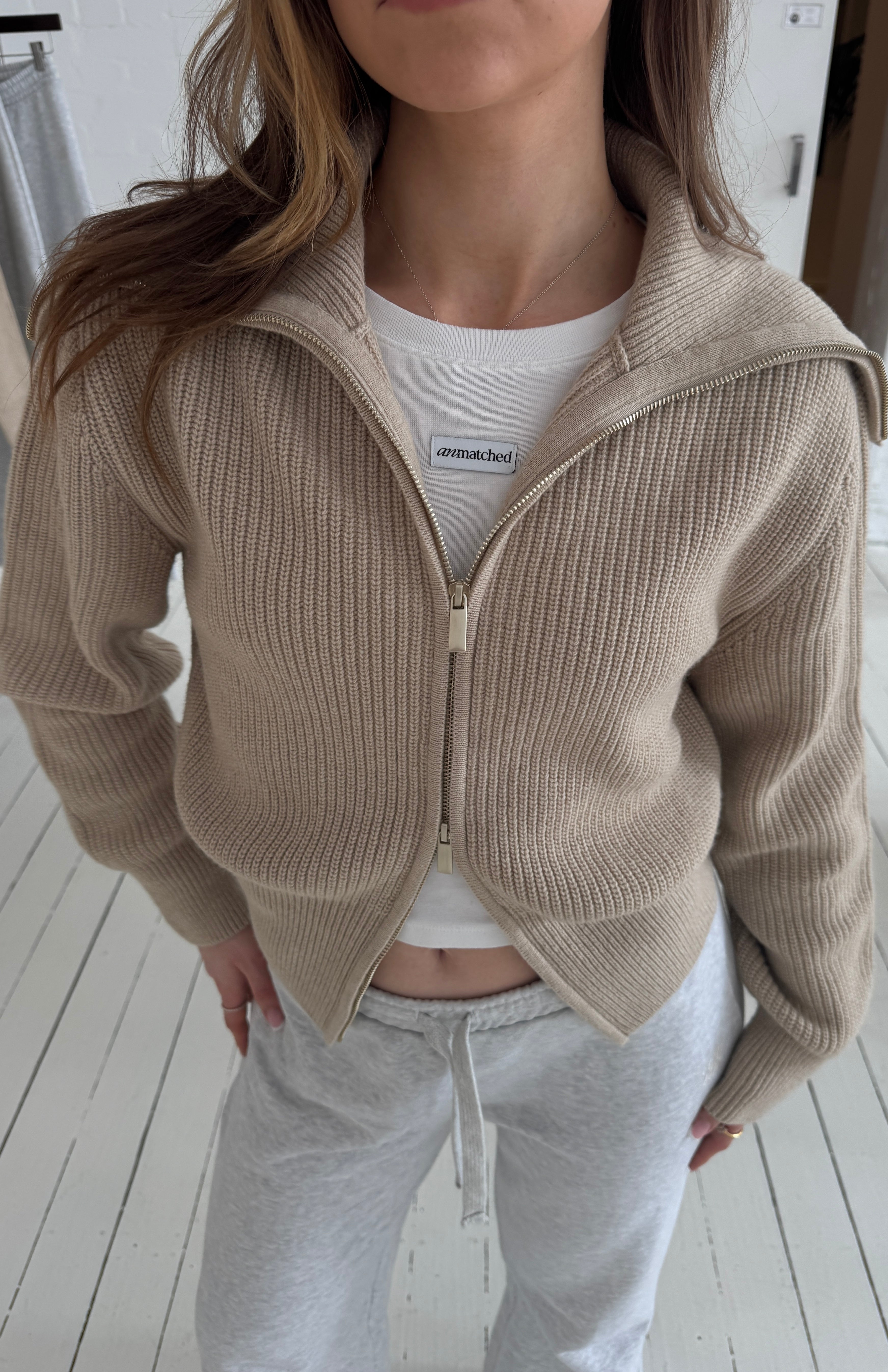 Zip Cardigan