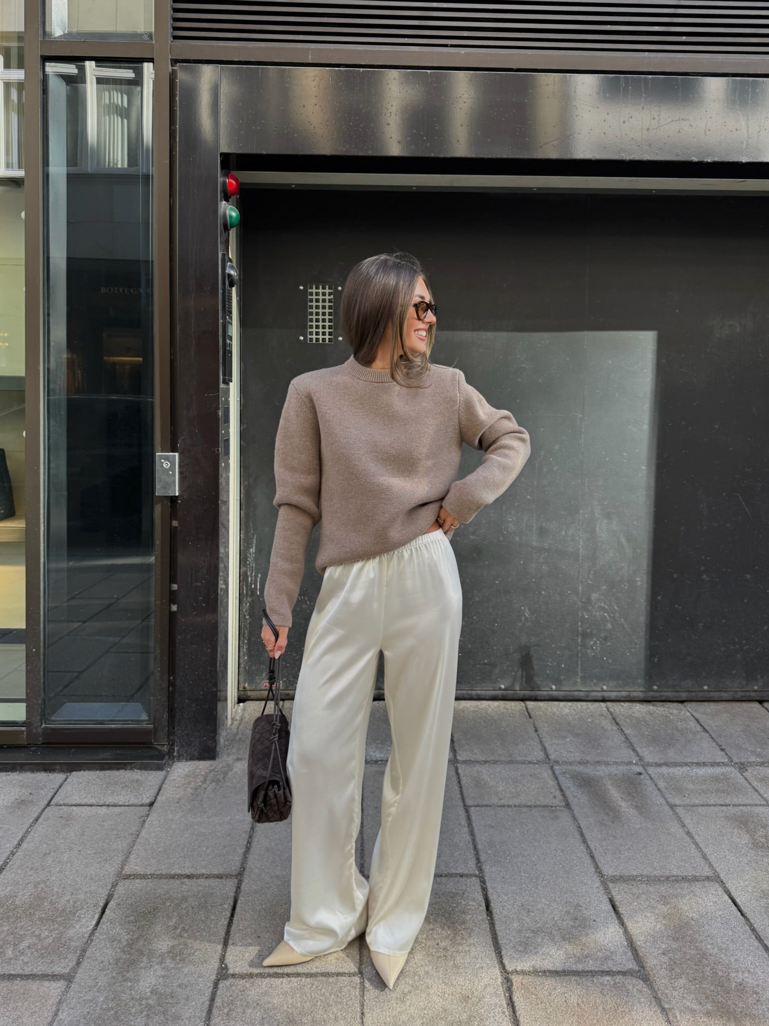 Satin Pants Ema creme