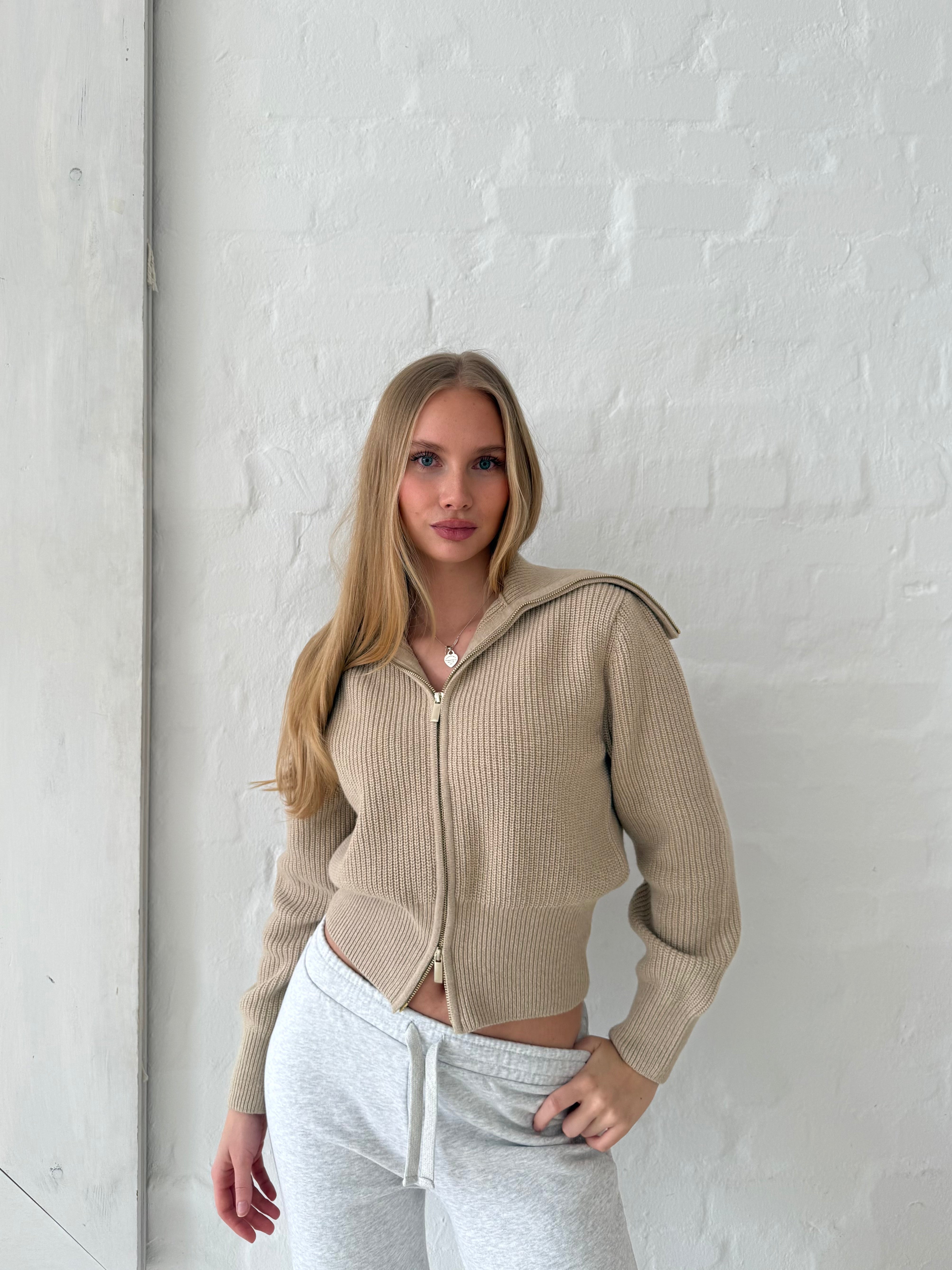 Zip Cardigan