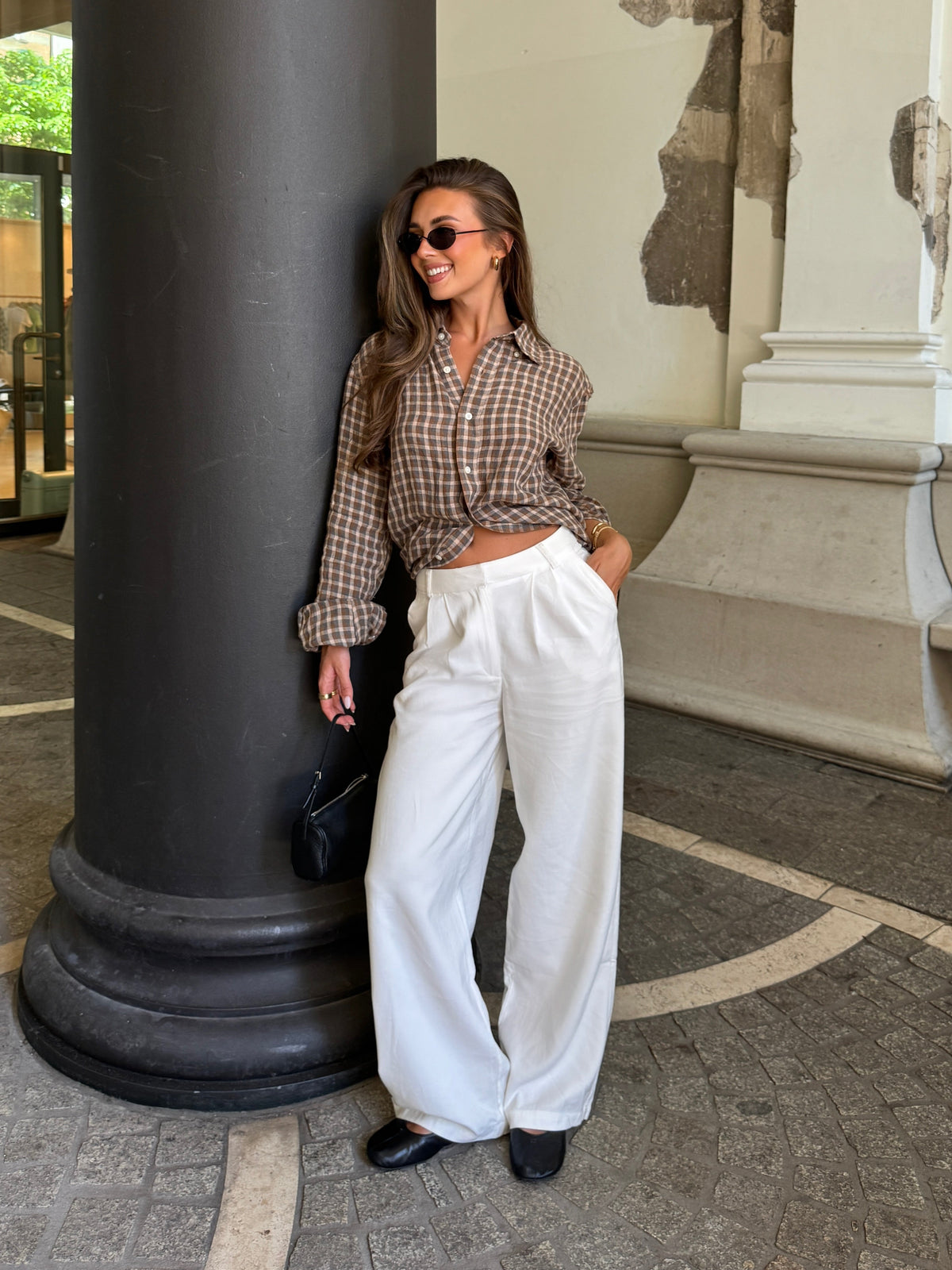 Pleated Pants Lin